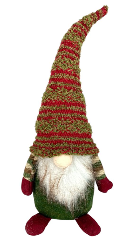 Новогодняя мягкая игрушка Гном 16 х 9 х 38см (L01165)