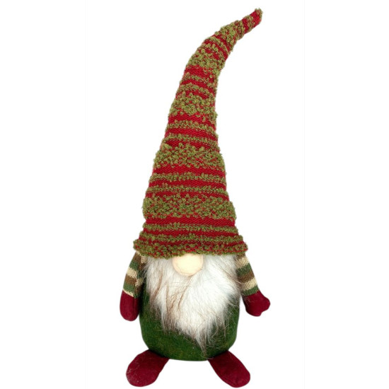 Новогодняя мягкая игрушка Гном 16 х 9 х 38см (L01165)