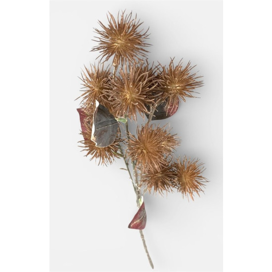 Ветвь декоративная Эхинопс, 60см коричневая Unison (c30517-1)