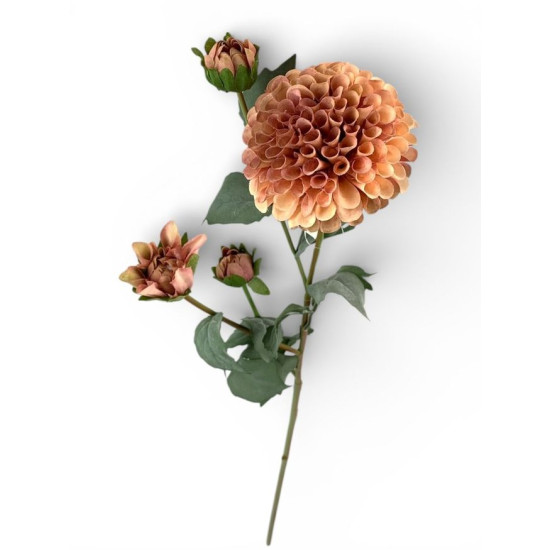 Гілка жоржини, 68 см, бежево-пудрова Unison (c30512)