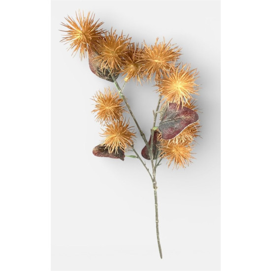 Ветвь декоративная Эхинопс, 60см золотистая Unison (c30517-2)