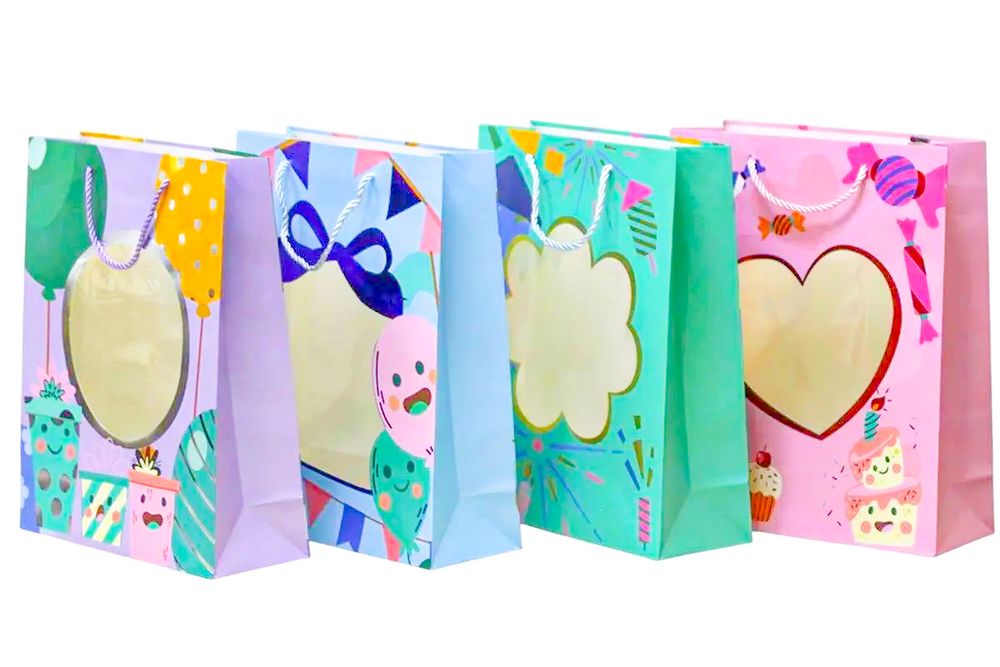 Подарунковий пакет 210гр, 18 х 23 х 10см Різнокольоровий Unison (Q3293S)