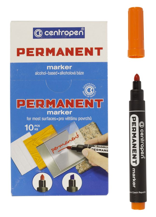 Маркер круглый Centropen 8566 оранжевый Centropen (8566 оранжевый)