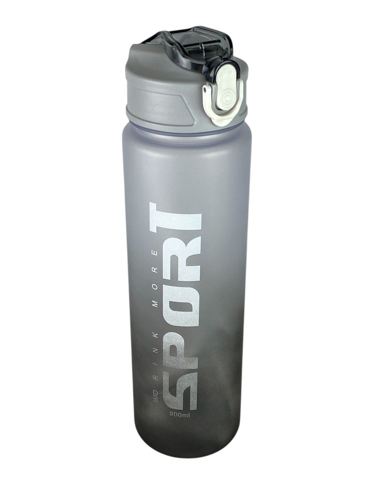 Бутылочка для воды 750мл с трубочкой, матовая (91356-7)