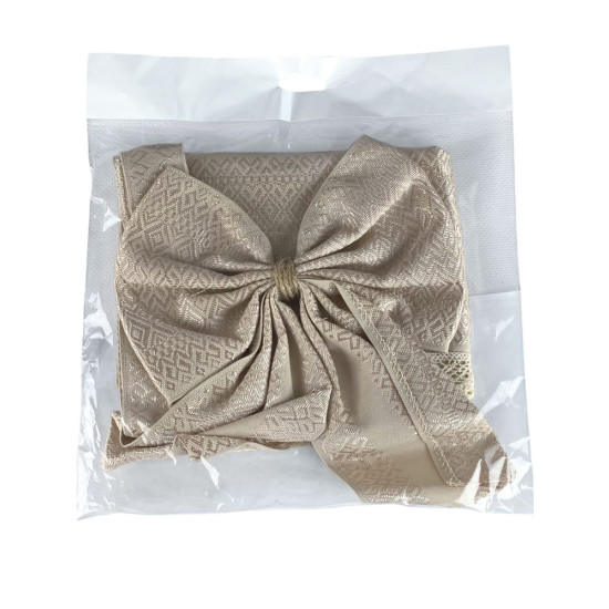 Декор для великоднього кошика - рушник +бант +стрічка (DGC-108)