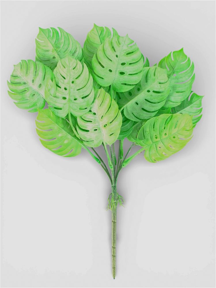 Ветка монстеры  36 см, ярко-зеленая Unison (c30547-2)