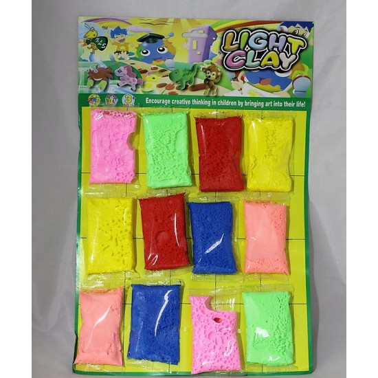 Моделін на планшеті, 20 грам в пачці (12 шт 29 * 43см) (8072)