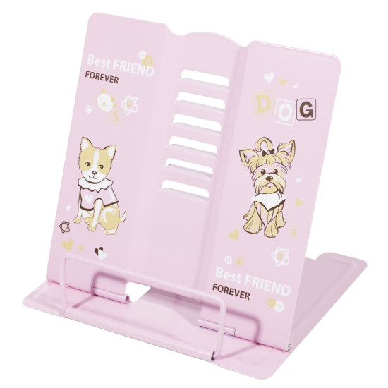 Подставка для книг металлическая шелкотрафарет KIDIS серия Best Friend (13400)