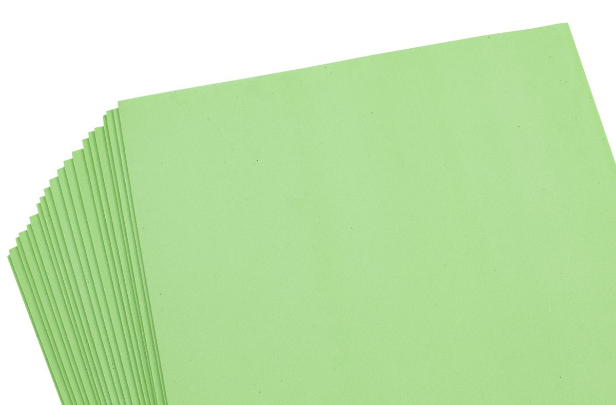 Фоамиран 1,0мм зеленый - 20листов, 5095-1-022 (5095-1-022)