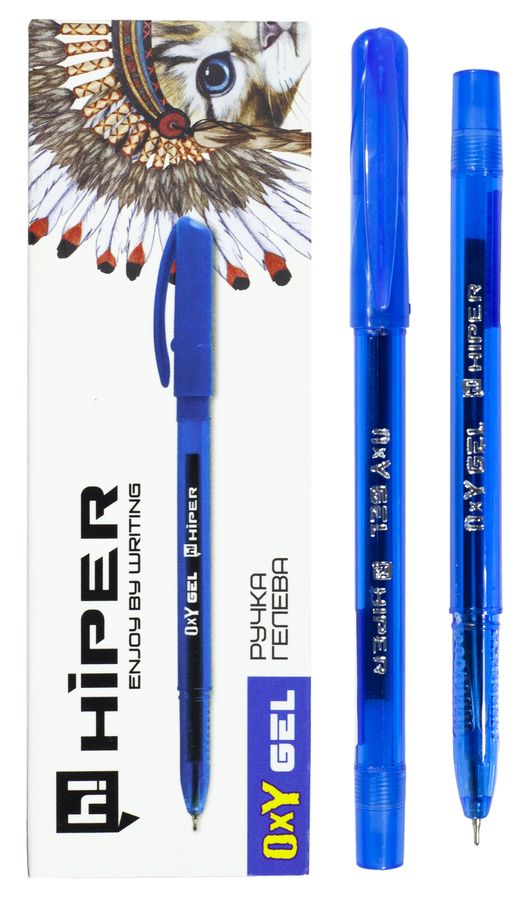 Ручка гелевая синяя HG-190 (HG-190 синя)