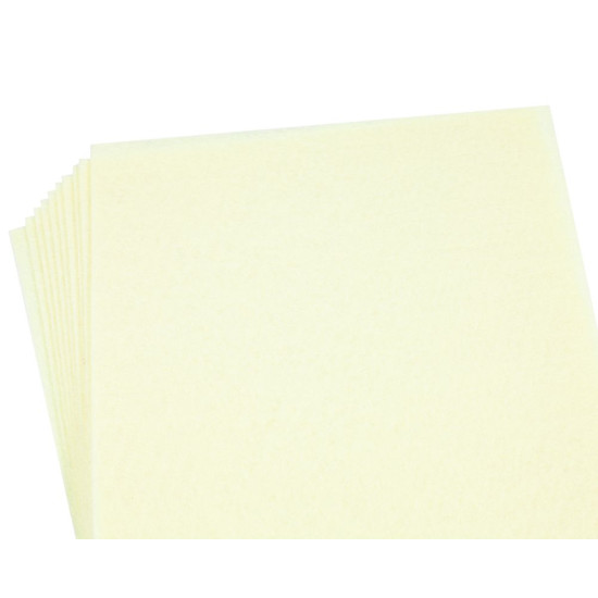 Фетр 20 х 30см, 1,2мм, 10 листів, жовто-білий Бежевий Unison (170HQ-056)