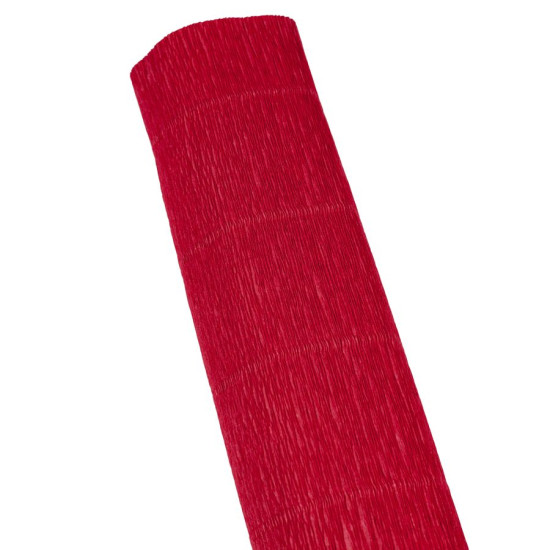 Бумага гофрированная 50 х 250см 180г Алая Красный Cartotecnica Rossi (580)