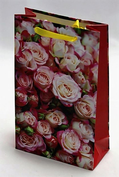 Пакет подарочный женская серия 130гр, 8 х 12 х 4см (12шт/уп) Unison (PVM 081204 W)