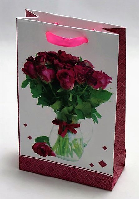 Пакет подарочный женская серия 130гр, 8 х 12 х 4см (12шт/уп) Unison (PVM 081204 W)