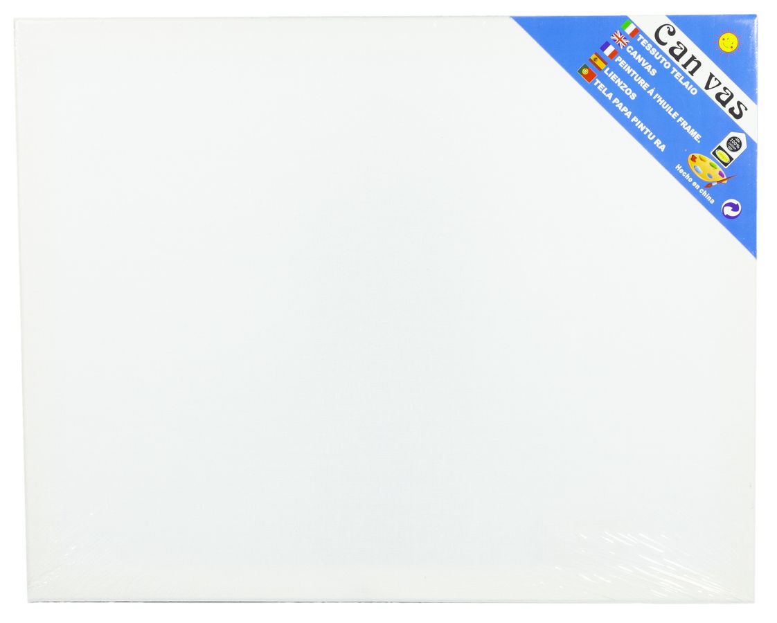 Холст белый, хлопок 280г / м2, 40х50см (12021)