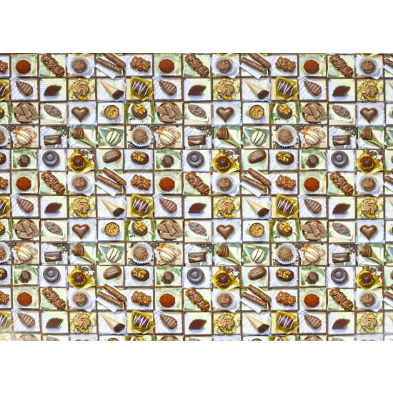 Бумага упаковочная мелованная 80г 10 листов  100 х 70см Разноцветный Unison (PVM10-93)