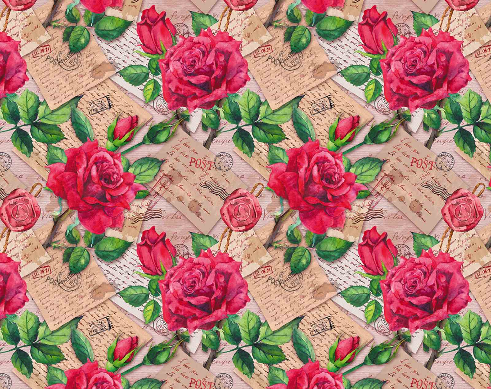 Бумага упаковочная мелованная 80г 10 листов  100 х 70см Разноцветный Unison (PVM10-222)