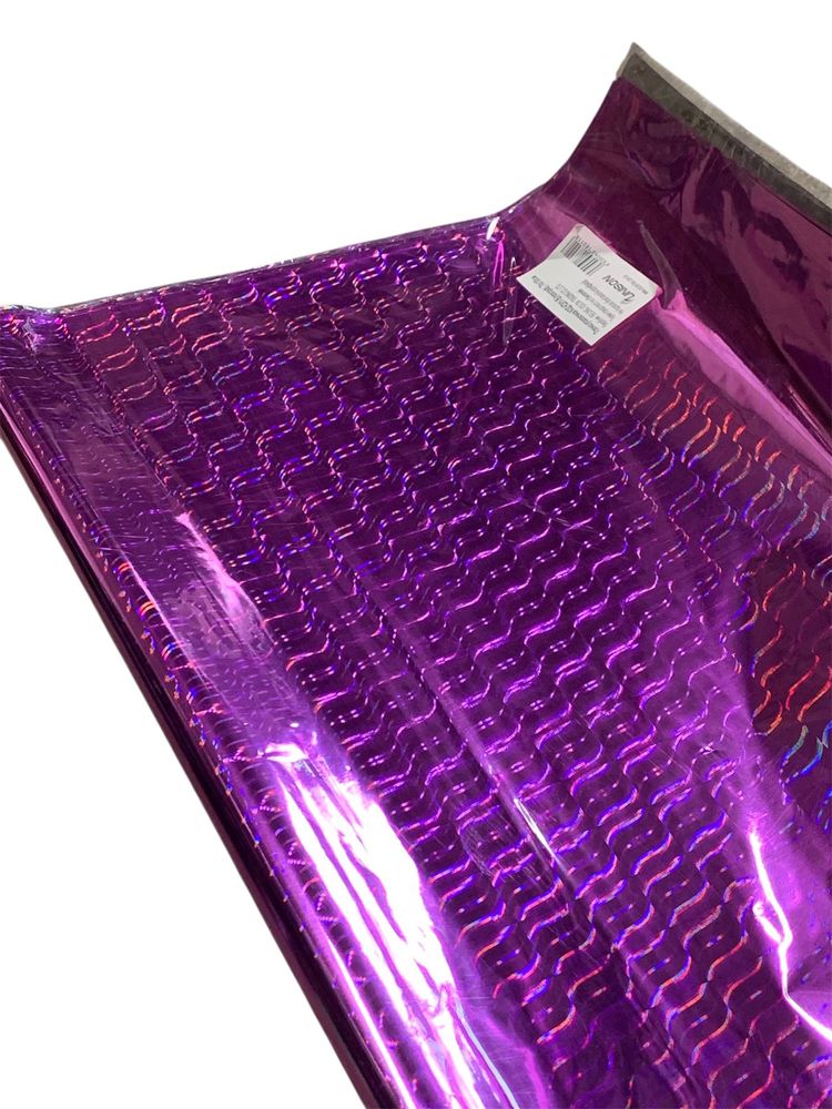 Полисилк 2С голограммный малинов 20 листов  100 х 70см Фиолетовый Unison (Пт 404.5)