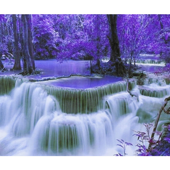Картина по номерам "Водопад" 40*50см, OPP , крас.-акрил,кисть-3шт. (9385PH_O)