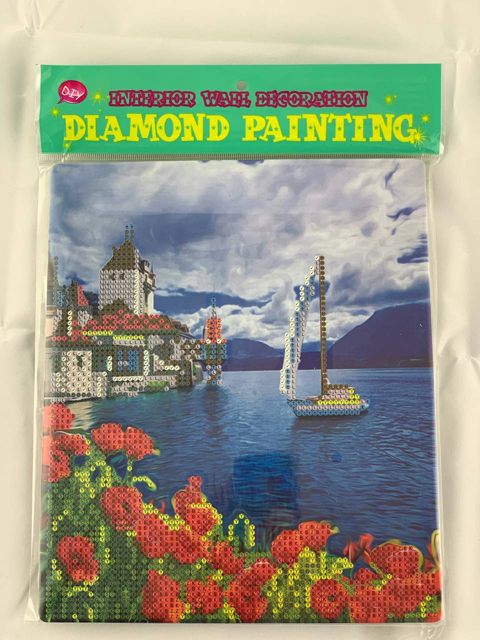 Алмазная мозаика 21 х 25см "Море" Разноцветный Без бренда (D21259)