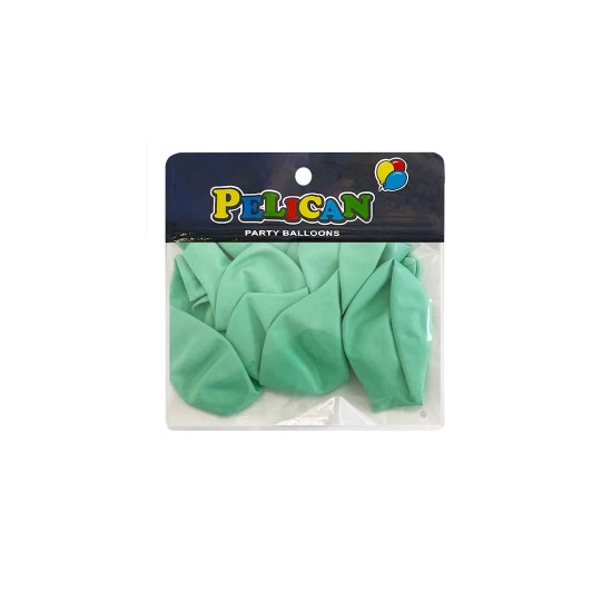 Кульки Pelican 10 '(26 см)  макарун зелений, 10 шт/уп Зелений Pelican (811202)