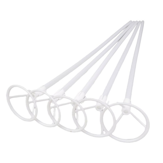 Палочка-держатель для шарика фольгированного 50см,  белая Белый Unison (883225-1)