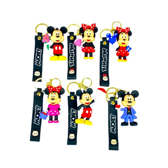 Брелок іграшка для ключів на рюкзак або сумку  Міккі Маус - 7см (мікс) (KT-2)