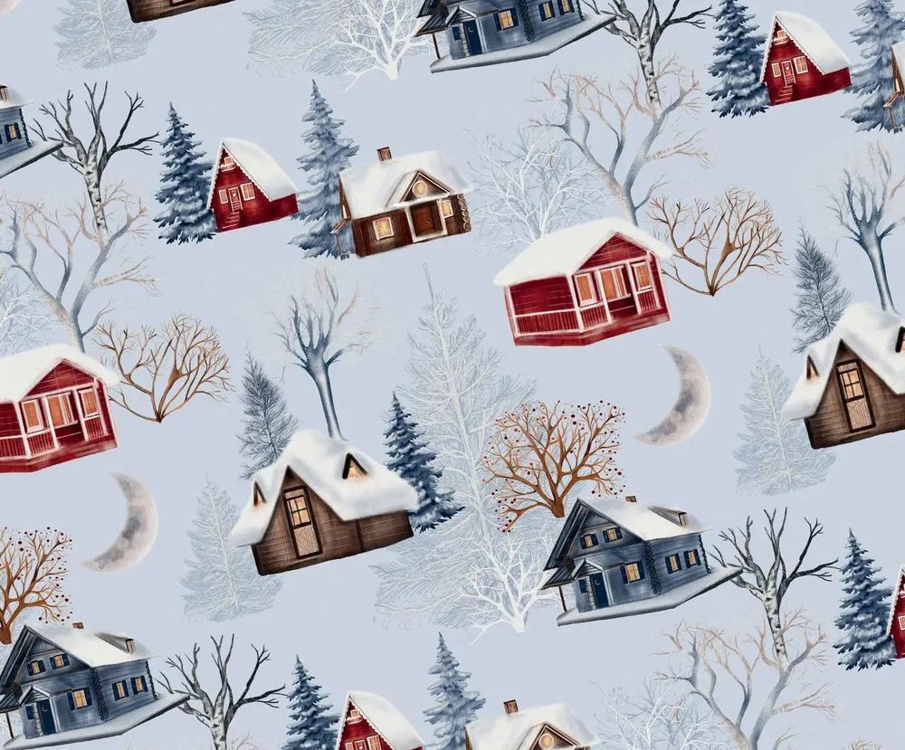 Бумага новогодняя для упаковки подарков 10 листов - 100 х 70 см 50г (PCZ10070-10-567)