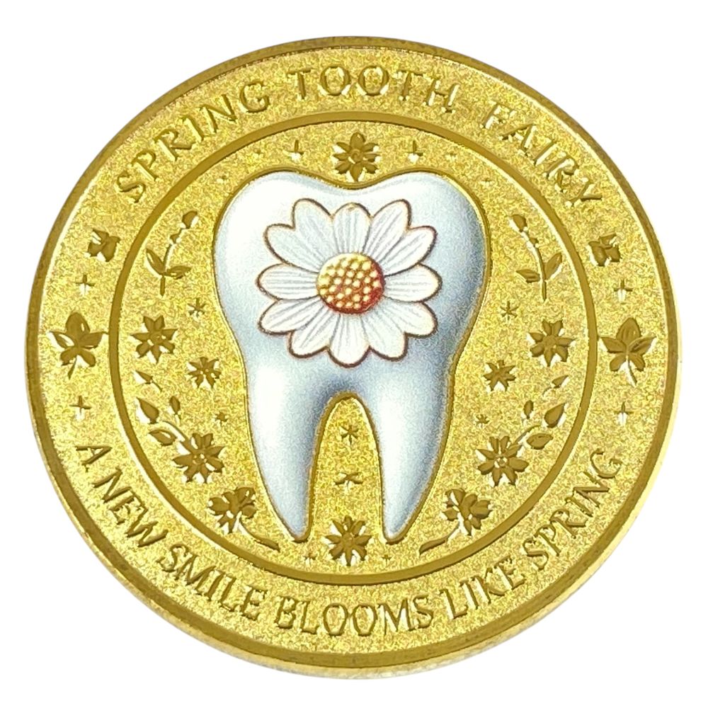 Монета-сувенир "Зубная фея", 4см в капсуле (Cs - 1022)