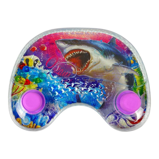 Игра водяная "Поймай колечко-Рыбы" две кнопки, 4 вида (2586-Т-К)