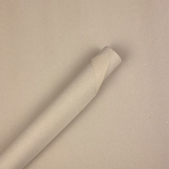 Эко  крафт цветной, бумага подарочная, 0,58 х 6м, 80г Бежевый Unison (ECP014)