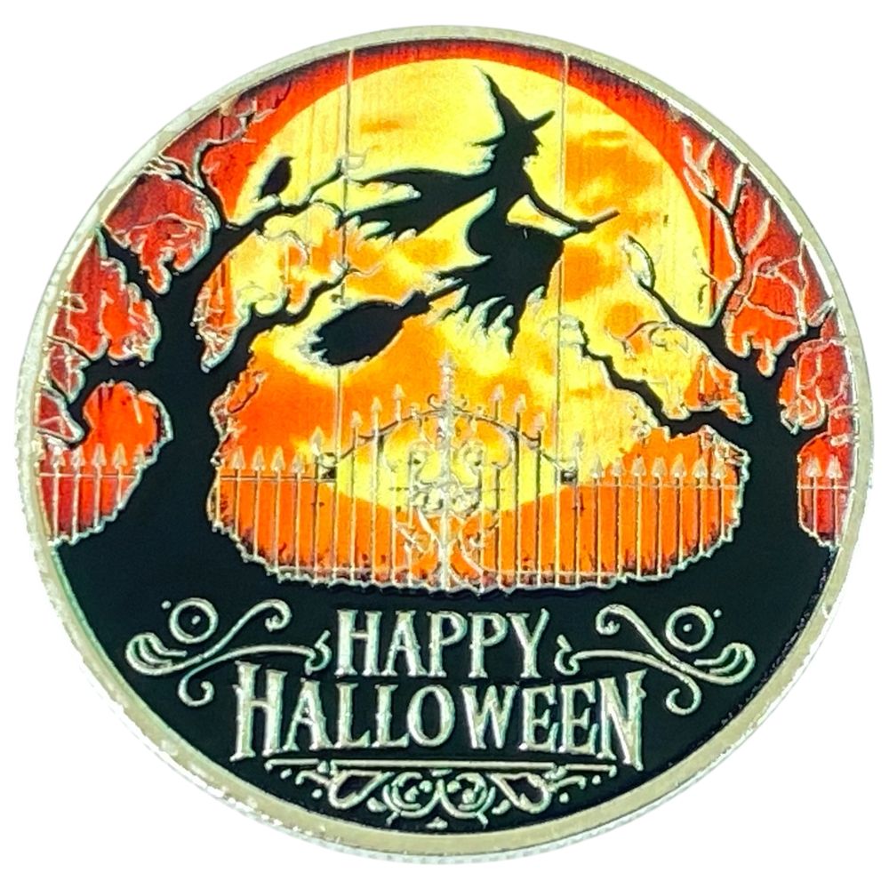 Монета-сувенир Happy Halloween, 4см в капсуле (Cs - 1020)