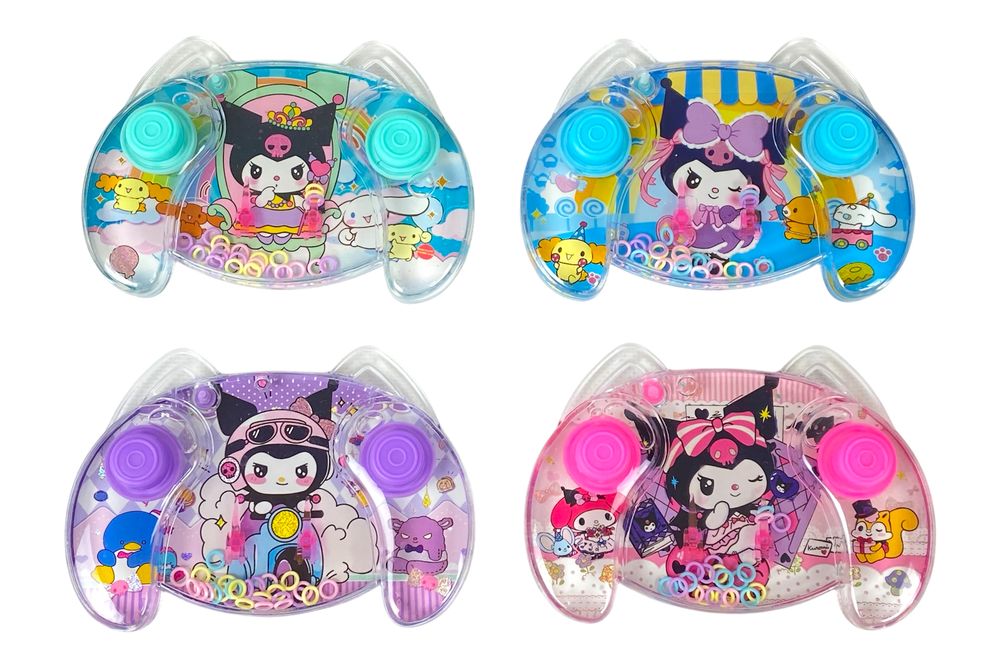 Игра водяная "Поймай колечко-Kuromi" две кнопки, 4 вида (2928-U-13-А)