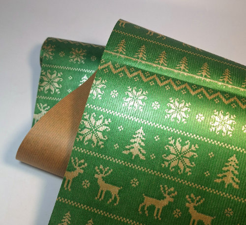 Бумага упаковочная крафт-двосторонний 0,7 х 7м (Пт 466.12)