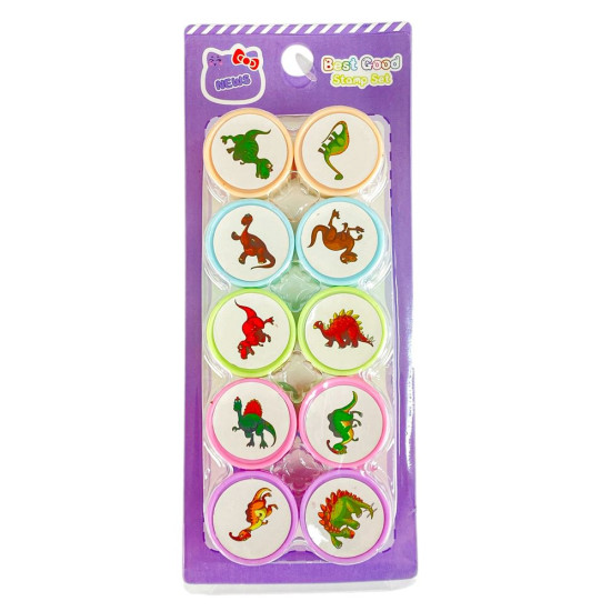 Набір штампів 10шт, Динозаври (9337)