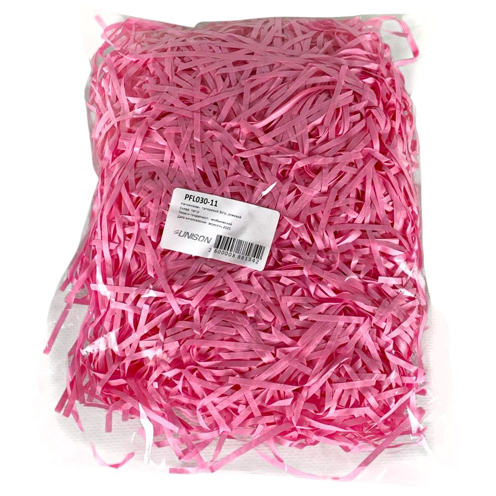 Наповнювач  паперовий 30г Рожевий Unison (PFL030-11)