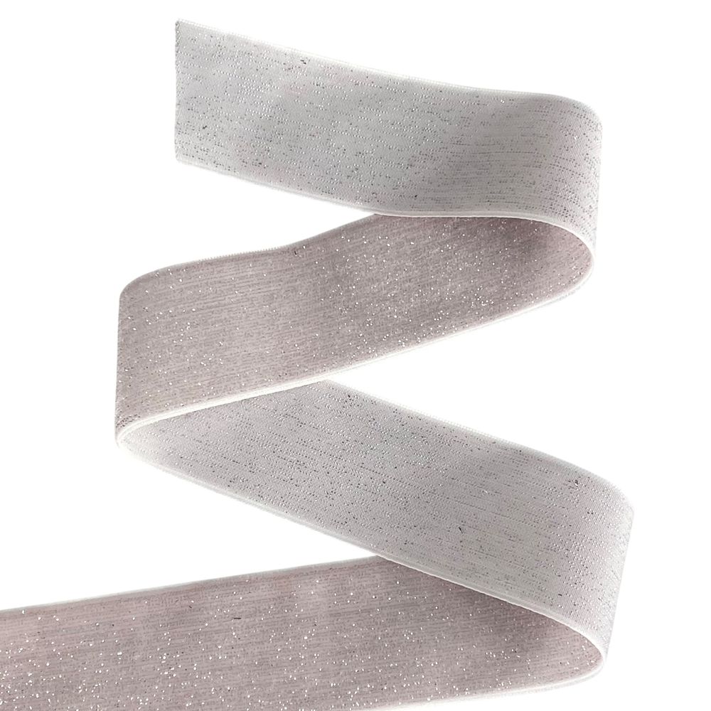 Бархатная лента  блестящая 4,0 см х 30 ярдов Розовый Marill (D16740- dirty pink)