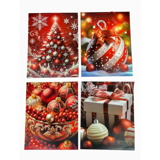 Пакет подарочный новогодний 55 х 43 х 15 см Unison (888XL)