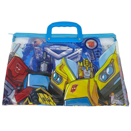 Папка-портфель ПВХ прозора "Спайдер,Трансформер" 28 х 39см, 30мкм, 4 види (33-T)
