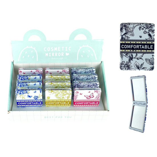 Дзеркало прямокутне 6 х 8,6см, Comfortable (ZT185-2616A(T185-2516A))