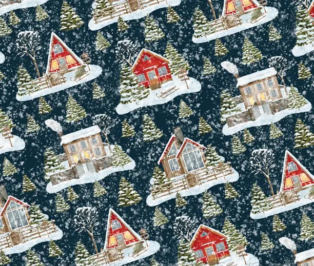 Бумага новогодняя для упаковки подарков 10 листов - 100 х 70 см 50г (PCZ10070-10-640)