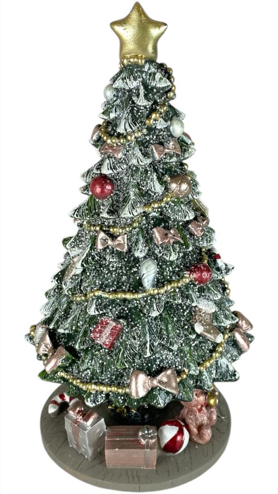 Новогодний сувенир "Елка" музыкальная 13 х 23 см (L00766)