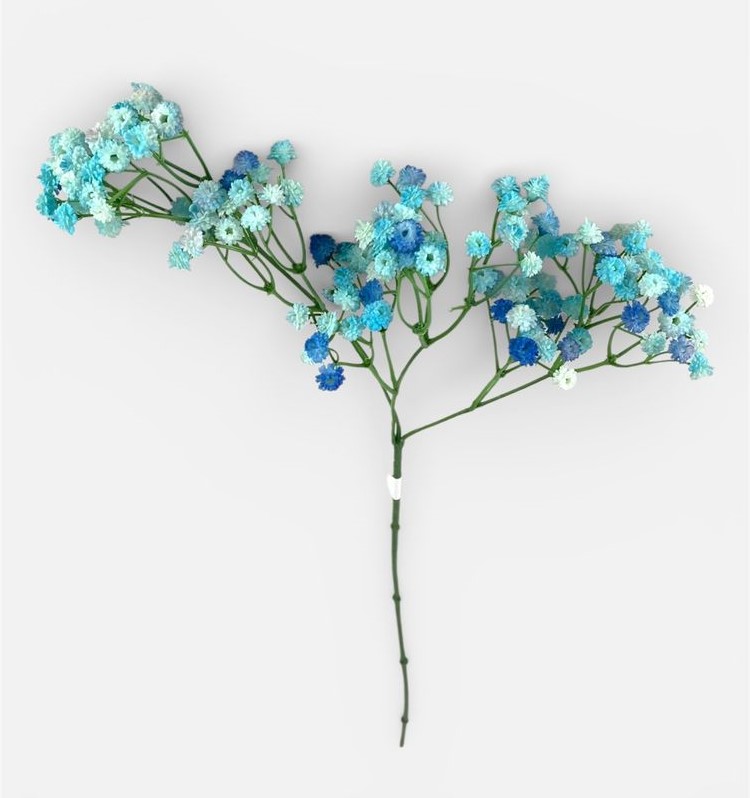 Ветка гипсофила, 66см голубая Unison (c38)