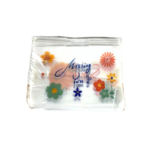 Пакет поліетиленовий із зав'язкою, 30 х 20 х 8см 50шт/уп Прозорий (10800 prozoryy)