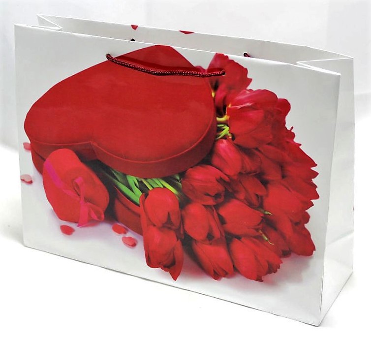 Подарочный пакет  170г 47х52х20 Красный Unison (PVM475220W)