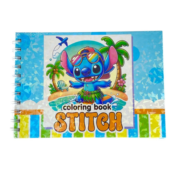 Альбом  розфарбовка 48 аркушів "Стіч"  21 х 15см, 160г/м2 Unison (8803-ST)