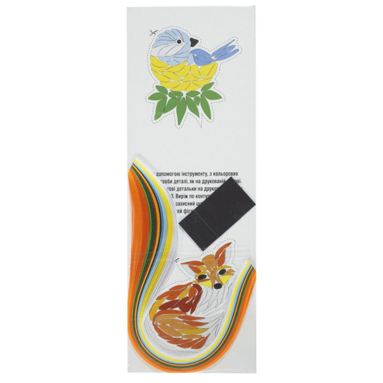 Квиллинг "Синичка + Лисичка" 3мм Unison (507)