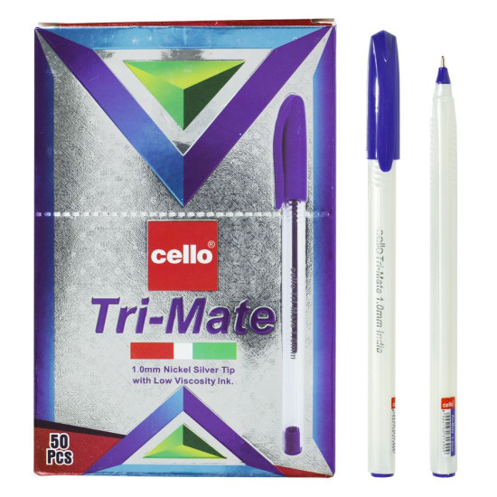 Ручка шариковая синяя Cello (50шт/уп) Unison (BP-1779)