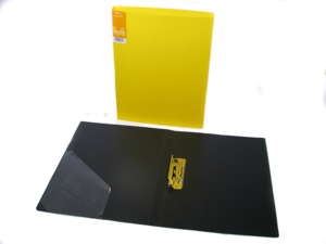 Тека пластикова з притиском та кишенею Різнокольоровий Unicorn (CG151AB)