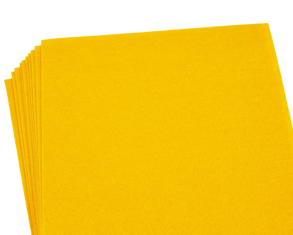 Фетр 20 х 30см, 1,2мм, 10 аркушів, помаранчевий Помаранчевий Unison (170HQ-004)